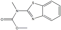 Carbamic acid, 2-benzothiazolylmethyl-, methyl ester (9CI),58663-62-0,结构式