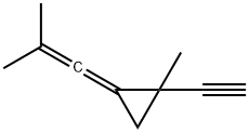 Cyclopropane, 1-ethynyl-1-methyl-2-(2-methyl-1-propenylidene)- (9CI) Structure