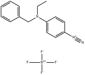 4-[benzyl(ethyl)amino]benzenediazonium tetrafluoroborate,58672-61-0,结构式