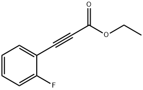 (2-FLUORO-PHENYL)-PROPYNOIC ACID ETHYL ESTER Structure