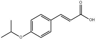 (2E)-3-(4-isopropoxyphenyl)acrylic acid Structure