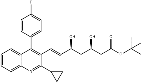 匹伐他汀叔丁酯, 586966-54-3, 结构式