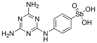 p-[(4,6-디아미노-1,3,5-트리아진-2-일)아미노]페닐스티본산