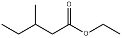 3-メチルペンタン酸エチル 化学構造式