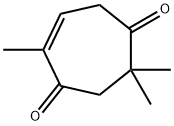 5-Cycloheptene-1,4-dione, 2,2,5-trimethyl- Struktur
