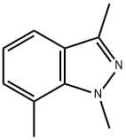 1H-Indazole,  1,3,7-trimethyl- Struktur