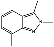 2H-Indazole,  2,3,7-trimethyl- 化学構造式