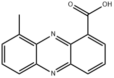 9-METHYL-PHENAZINE-1-CARBOXYLIC ACID Structure