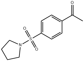 1-[4-(PYRROLIDIN-1-YLSULFONYL)PHENYL]ETHANONE Structure