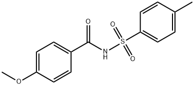 N-(4-METHOXY-BENZOYL)-4-METHYL-BENZENESULFONAMIDE Structure