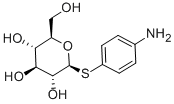 4-氨基苯基 β-D-硫代吡喃葡萄糖苷,58737-22-7,结构式