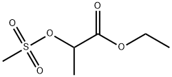 ETHYL 2-((METHYLSULFONYL)OXY)PROPANOATE 结构式