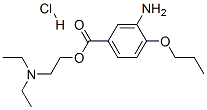 Proparacaine hydrochloride Struktur