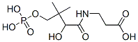 phosphopantothenic acid 化学構造式