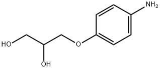1,2-Propanediol, 3-(4-aminophenoxy)- Struktur