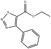 ETHYL 4-PHENYL-1,2,3-THIADIAZOLE-5-CARBOXYLATE Structure