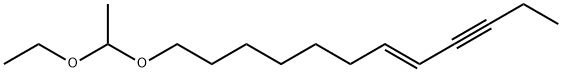 (E)-12-(1-ethoxyethoxy)dodec-5-en-3-yne,58763-67-0,结构式