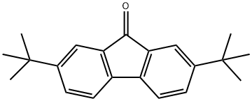 2,7-Di-tert-butyl-9H-fluorene-9-one Struktur