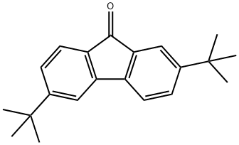 2,6-Di(tert-butyl)-9H-fluoren-9-one Structure