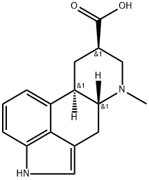 6-methylergoline-8beta-carboxylic acid Struktur