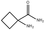 1-アミノシクロブタンカルボキサミド 化学構造式