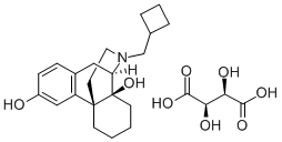 ブトルファノール·D-酒石酸 化学構造式