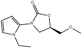 2-Oxazolidinone,3-(1-ethyl-1H-pyrrol-2-yl)-5-(methoxymethyl)-,(5R)-(9CI)|