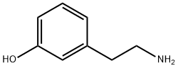3-(2-アミノエチル)フェノール 化学構造式