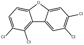 1,2,7,8-tetrachlorodibenzofuran Structure