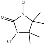 1,3-Dichloro-4,4,5,5-tetramethyl-2-imidazolidinone,58816-20-9,结构式