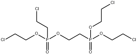 bis(2-chloroethyl) [2-[[(2-chloroethoxy)(2-chloroethyl)phosphinyl]oxy]ethyl]phosphonate Structure