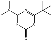 2H-1,3,5-Oxadiazin-2-one,  4-(dimethylamino)-6-(1,1-dimethylethyl)- 化学構造式
