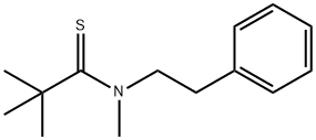 Propanethioamide,  N,2,2-trimethyl-N-(2-phenylethyl)-,58832-26-1,结构式
