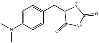 5-(4-dimethylaminobenzyl)imidazolidine-2,4-dione 化学構造式