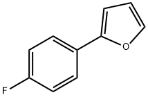 2-(4-氟苯基)呋喃, 58861-45-3, 结构式