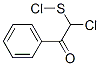 Benzeneethanesulfenyl chloride, alpha-chloro-beta-oxo- (9CI)|