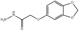 2-(1,3-苯并二唑-5-氧基)乙烷肼, 588680-00-6, 结构式