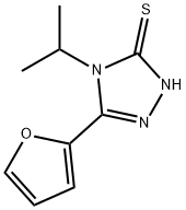 5-(2-FURYL)-4-ISOPROPYL-4H-1,2,4-TRIAZOLE-3-THIOL Structure