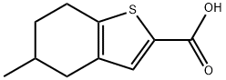 588698-05-9 5-メチル-4,5,6,7-テトラヒドロ-1-ベンゾチオフェン-2-カルボン酸