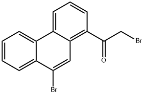 2-bromo-1-(9-bromophenanthren-1-yl)ethanone,58870-48-7,结构式