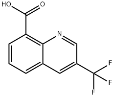 3-(TRIFLUOROMETHYL)QUINOLINE-8-CARBOXYLIC ACID,588702-66-3,结构式