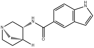 1H-Indole-5-carboxamide,N-(1R,3R,4S)-1-azabicyclo[2.2.1]hept-3-yl-(9CI) Struktur