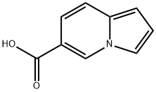 indolizine-6-carboxylic acid Structure