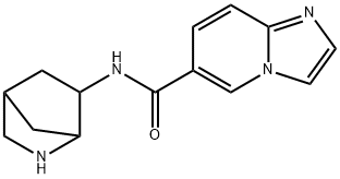 Imidazo[1,2-a]pyridine-6-carboxamide, N-2-azabicyclo[2.2.1]hept-6-yl- (9CI) Structure