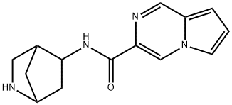 Pyrrolo[1,2-a]pyrazine-3-carboxamide, N-2-azabicyclo[2.2.1]hept-5-yl- (9CI) Structure