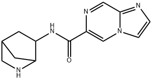 Imidazo[1,2-a]pyrazine-6-carboxamide, N-2-azabicyclo[2.2.1]hept-6-yl- (9CI) Struktur