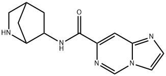 Imidazo[1,2-c]pyrimidine-7-carboxamide, N-2-azabicyclo[2.2.1]hept-6-yl- (9CI) Structure