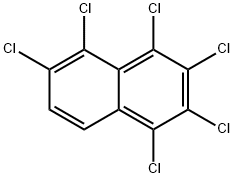 1,2,3,4,5,6-hexachloronaphthalene Structure