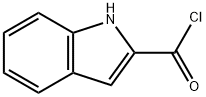 1H-INDOLE-2-CARBONYL CHLORIDE 结构式