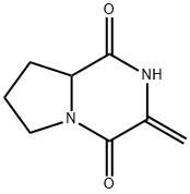 Pyrrolo[1,2-a]pyrazine-1,4-dione, hexahydro-3-methylene- (9CI) 化学構造式